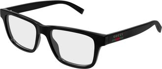 Gucci Glasses, male, Black, 54 MM, Rectangle Optical Frame