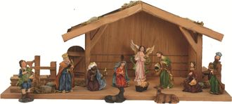 Botanic-Haus Krippenfigur »Stall mit Figur« Herkunftsland Holz: China