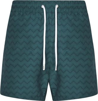 Missoni Heren, Badkleding, Groen, Maat: 3XS Nylon