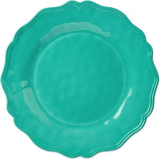 Certified International Set Of 4 Isabella Crackle Melamine Dinner Plates