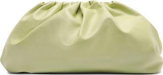 Arezzo Elizabeth Small Leather Clutch in Cotton Mint at Nordstrom