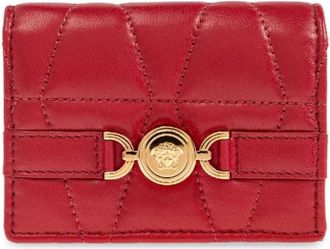 Versace Medusa 95 Quilted Compact Wallet