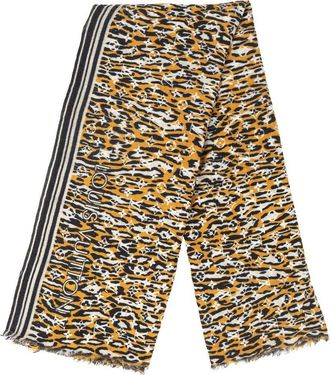 Louis Vuitton Monogram Jungle Print Scarf - 10S (Authentic Pre-Loved)