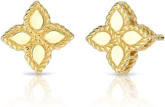 Roberto Coin Princess Flower Stud Earrings in Yellow Gold at Nordstrom