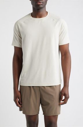 Zella Endurance Performance T-Shirt in Grey Moonbeam at Nordstrom, Size Xx-Large