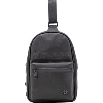 True Religion Rivers Faux Leather Sling Bag in Black at Nordstrom Rack