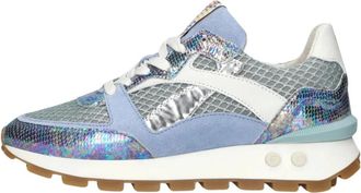 Floris Van Bommel Schoenen, Dames, Veelkleurig, 38 EU, Leer, Blokki Sneakers