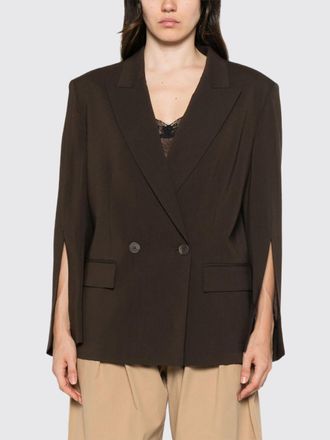 Twinset Jacket Woman color Brown