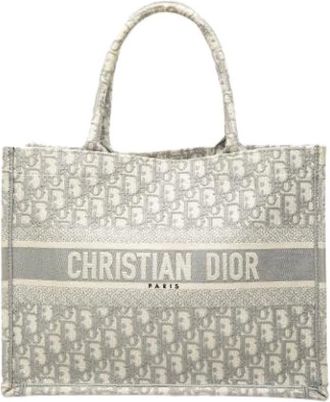 Dior Pre-owned Book Tote - Pre-owned - Mujer - Gris - ONE SIZE