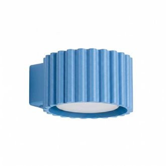 Sollux Lighting Aplique azul claro aluminio alt. 6 cm