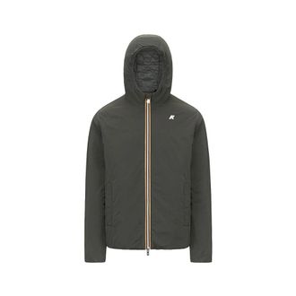 K-Way Jack Plain Warm Jacket - Heren - Regenjassen - Groen - L - Leer - Jassen