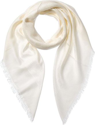 Gucci Gg Silk-Blend Scarf