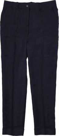P.A.R.O.S.H. Raisa25 trousers - women - Viscose/Linen/Flax - S - Blue