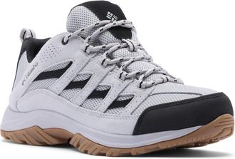 Columbia Mens Crestwood Hiking Boots, Grey Ice/Black, 9.5 Wide