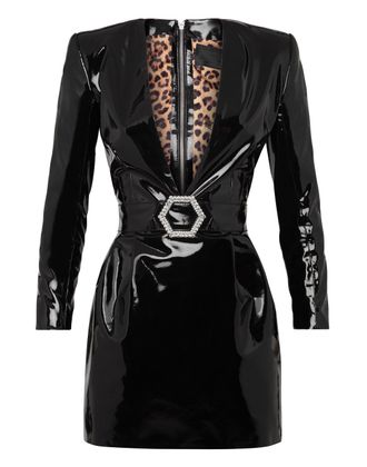 Philipp Plein Short Dress Killer Latex