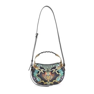 Alexander McQueen Alexander McQueen, Handbags, female, Multicolor, Size: ONE SIZE Wishbone Mini Shoulder Bag