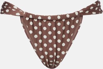 Montce Swim Sandra polka-dot bikini bottoms