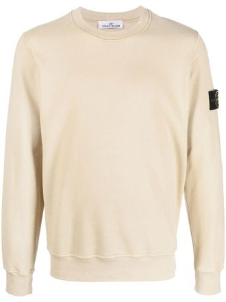 Stone Island Felpa con applicazione Compass - Toni neutri