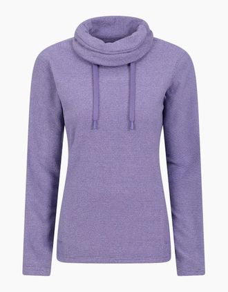 Mountain Warehouse Womens Mountain Warehouse Womens/Ladies Hebridean Cowl Neck Fleece Top - Purple - Size: 20