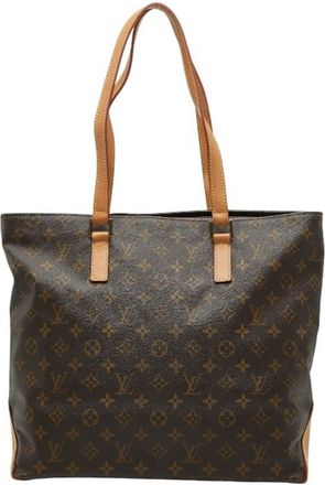 Louis Vuitton Brown Pvc Shoulder Bag Tote Bag (Pre-Owned)