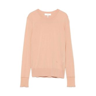 Chlo&eacute; Round-neck Knitwear - female - Chlo&eacute; - Round-neck Knitwear - Orange - M - Knitwear