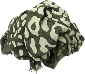 Gucci Pre-owned Stole - Dames - Vintage Accessoires - Groen - ONE Size - Wol - Vintage