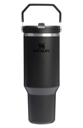 Stanley The IceFlow Flip Straw 40-Ounce Tumbler in Black 2.0 at Nordstrom