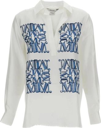 Max Mara Blouse - Dames - Blouses - Wit - S - Overhemden