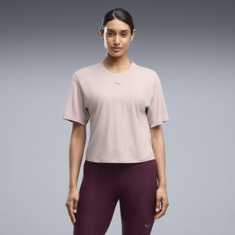 Puma T-shirt CLOUDSPUN dal taglio morbido da donna, Abbigliamento, Rosa, XXS