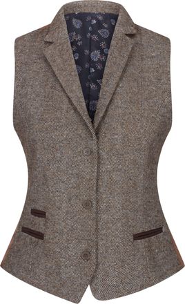 TruClothing Wsn - Tweed Herringbone 1920s Waistcoat