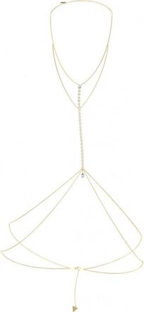 Guess Womens JUBN05201JWYGT-U Ladies Body Chain - Silver Stainless Steel - One Size