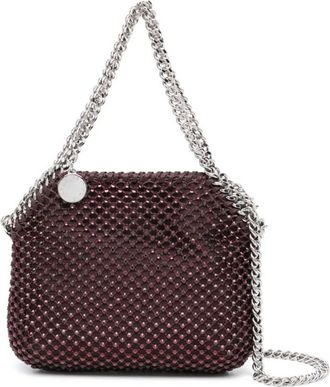 Stella McCartney Maroon Falabella Mini Crossbody Bag