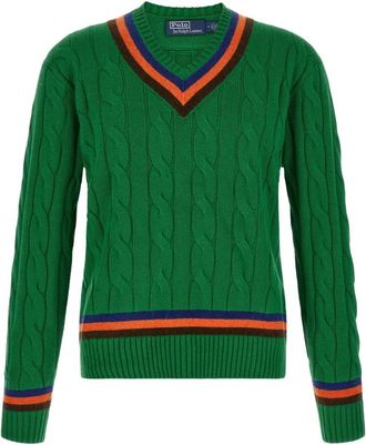 Polo Ralph Lauren Heren, Truien, Groen, Maat: M Katoen