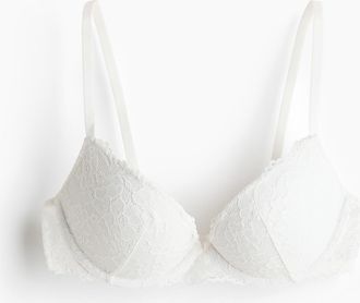 H&M Super-Pushup-BH aus Spitze - White