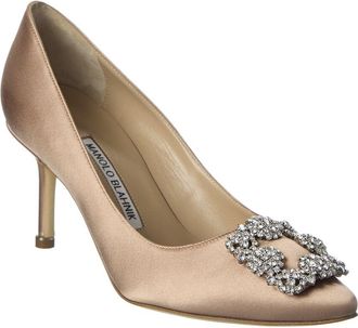 Manolo Blahnik Hangisi 70 Satin Pump