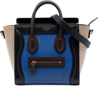 Celine Pre-owned Celine Nano Tricolor Leather Luggage Tote Ladies WUUIASBGIK51EXUG