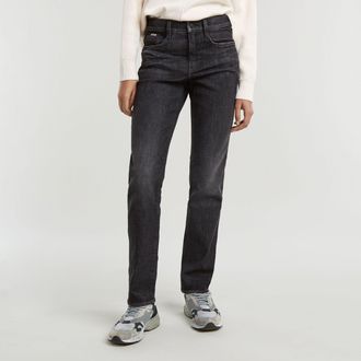 G-Star Ace 2.0 Slim Straight Jeans - Zwart - Dames