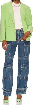 GRLFRND Lex Cargo Jeans In Rio Grande