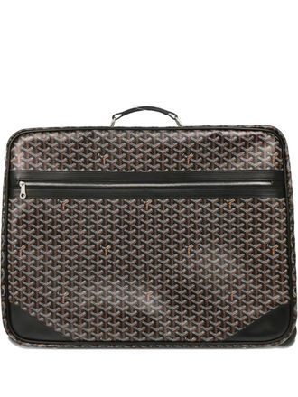 Goyard 2007 Trunk Rolling Luggage koffer - Zwart