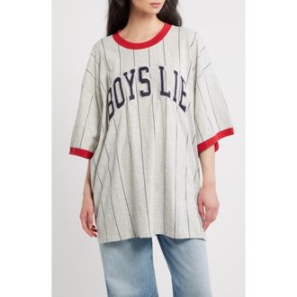 Boys Lie Game Changer Boyfriend Slub T-Shirt in Grey at Nordstrom