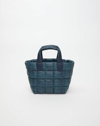 VeeCollective Womens Porter Small Tote Bag In Ivy Plaid