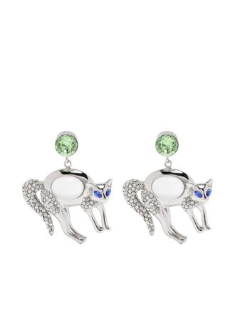 Marni Orecchini a forma di gatto - Argento