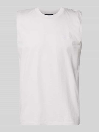 Pegador Tanktop mit Label-Stitching und Rundhalsausschnitt in Flieder, Gr&ouml;&szlig;e XXL
