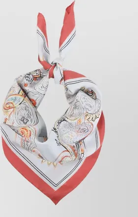 Etro turandot paisley lightweight square scarf 70
