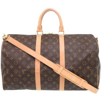 Louis Vuitton Brown Monogram Monogram Boston Bag (Pre-Owned)