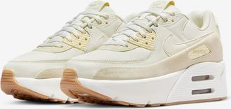 Nike Air Max 90 LV8 FD4328-100 Sneakers Womens Ivory Platform Shoes FD1067