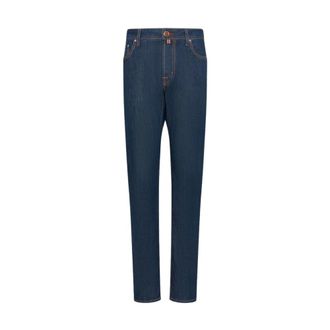 Jacob Cohen Slim-fit Jeans, male, Blue, Size: W34 Slim-fit Jeans