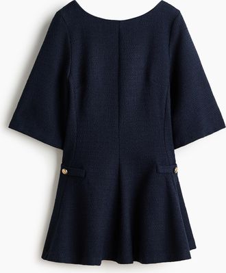 H&M Boucl&eacute;kleid - Blue