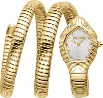 Just Cavalli Womens Snake 316L Stainless Steel Watch