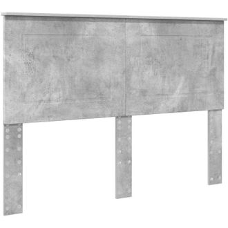 vidaXL Cabecero Gris Concreto 150 Cm Madera Contrachapada Vidaxl